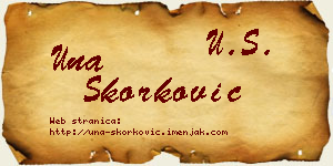 Una Skorković vizit kartica